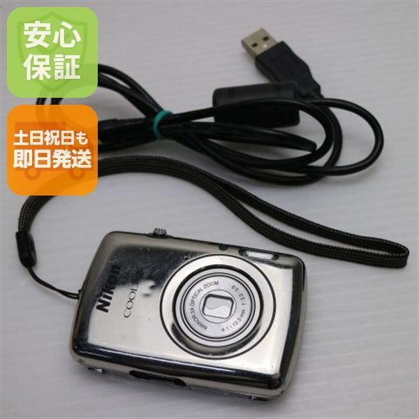 美品 COOLPIX S01 ミラーシルバー 即日発送 デジカメ Nikon デジタル