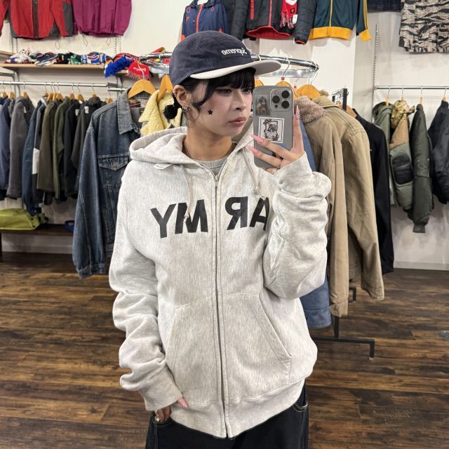 U.S.ARMY / アーミー】ジップパーカー - メルカリ