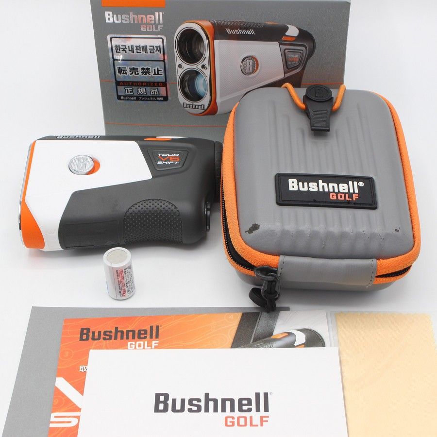 美品】Bushnell PINSEEKER TOUR V6 SHIFT JOLT ゴルフ用レーザー距離計