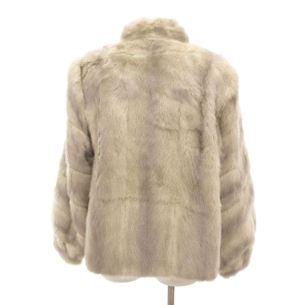 ノーブランド サファイアミンク ファー コート 毛皮 ミドル丈 13