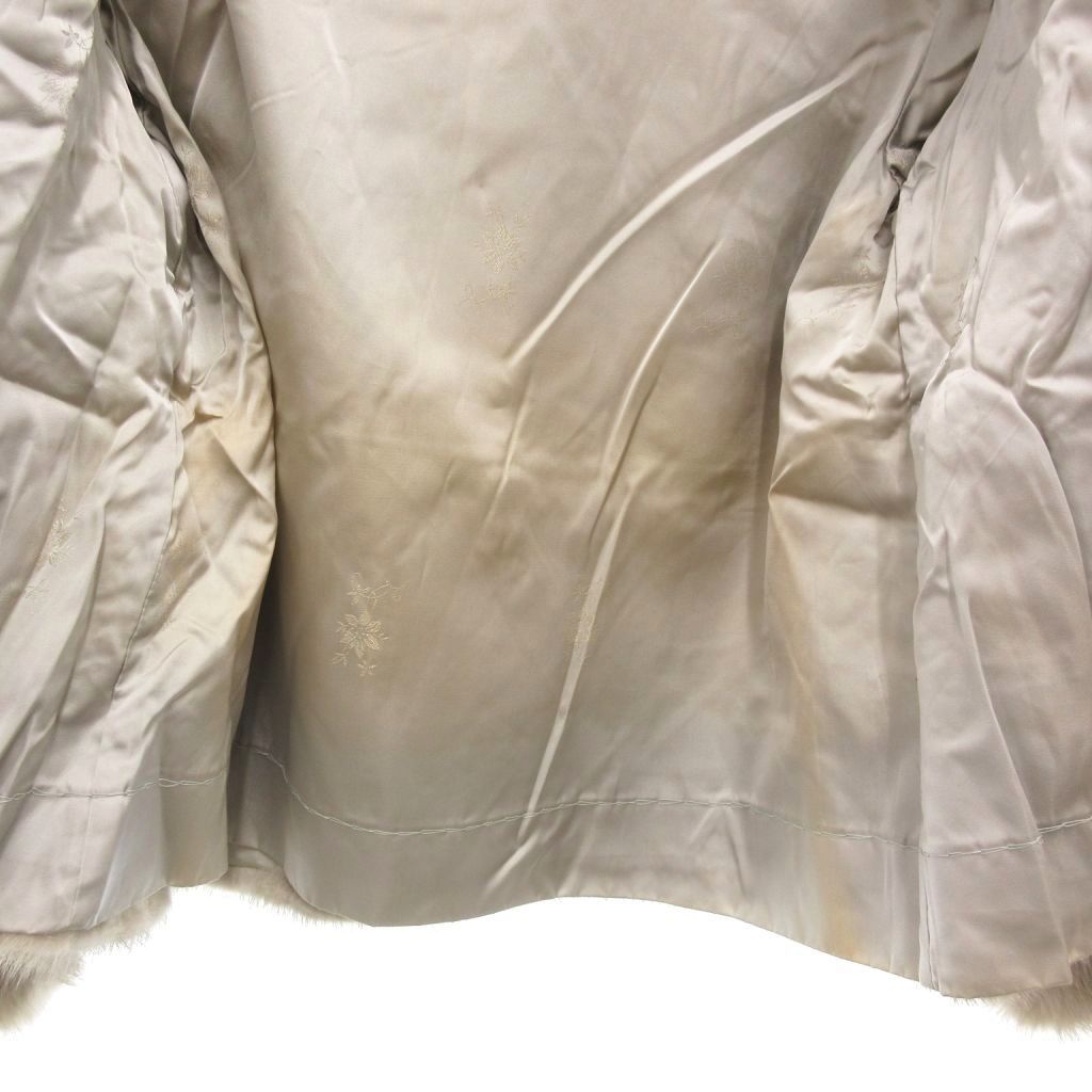 ノーブランド サファイアミンク ファー コート 毛皮 ミドル丈 13