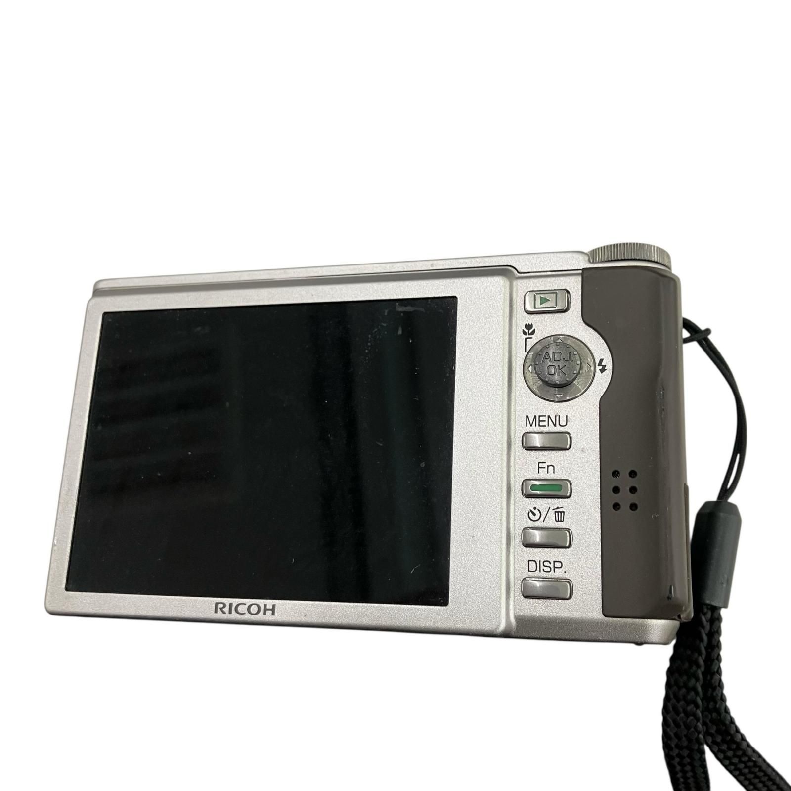118011 動作未確認 RICOH リコー デジタルカメラ CX4 ブラック 動作
