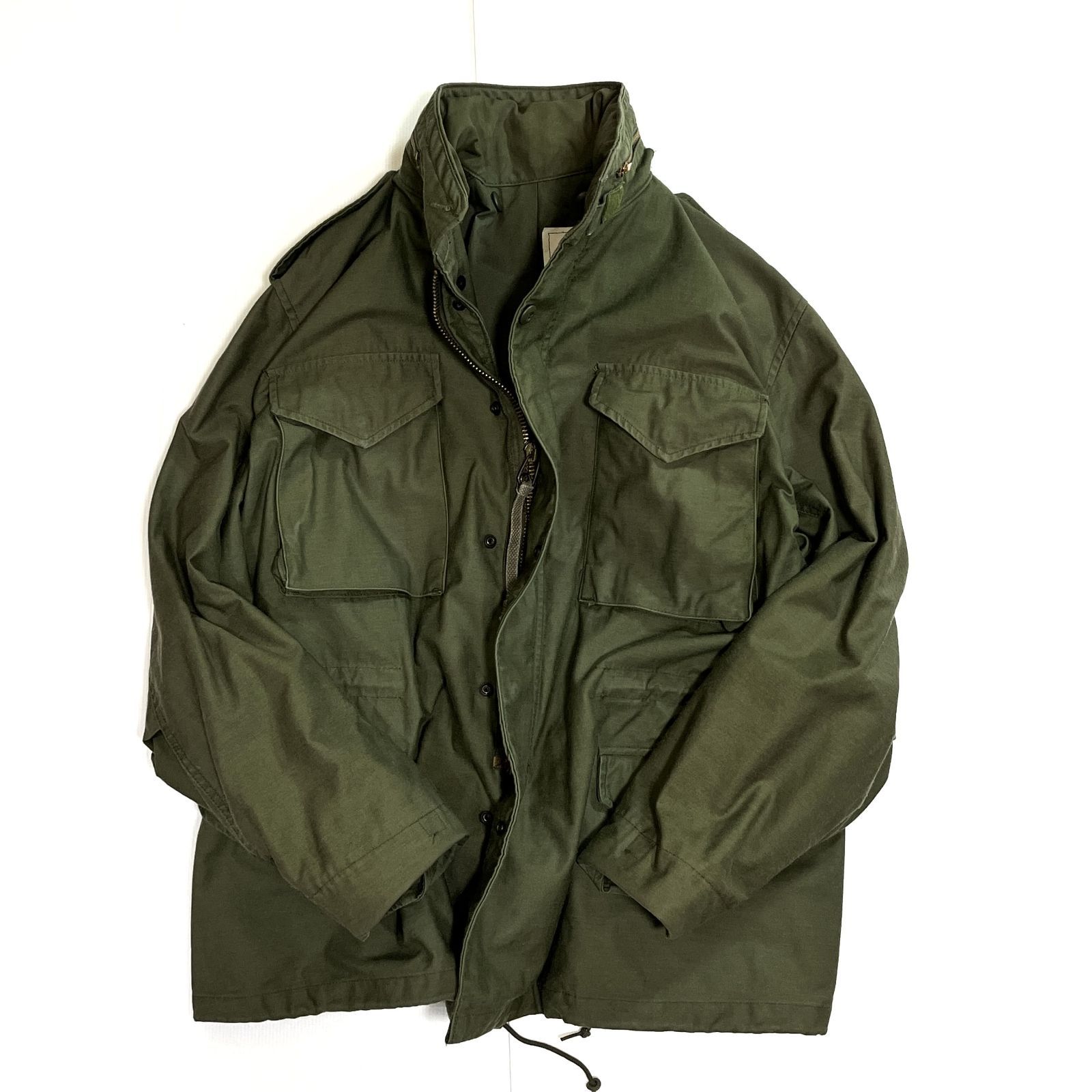 80s-90s U.S.ARMY 米軍 ALPHA M/R MEDIUM REGULAR M-65 フィールド