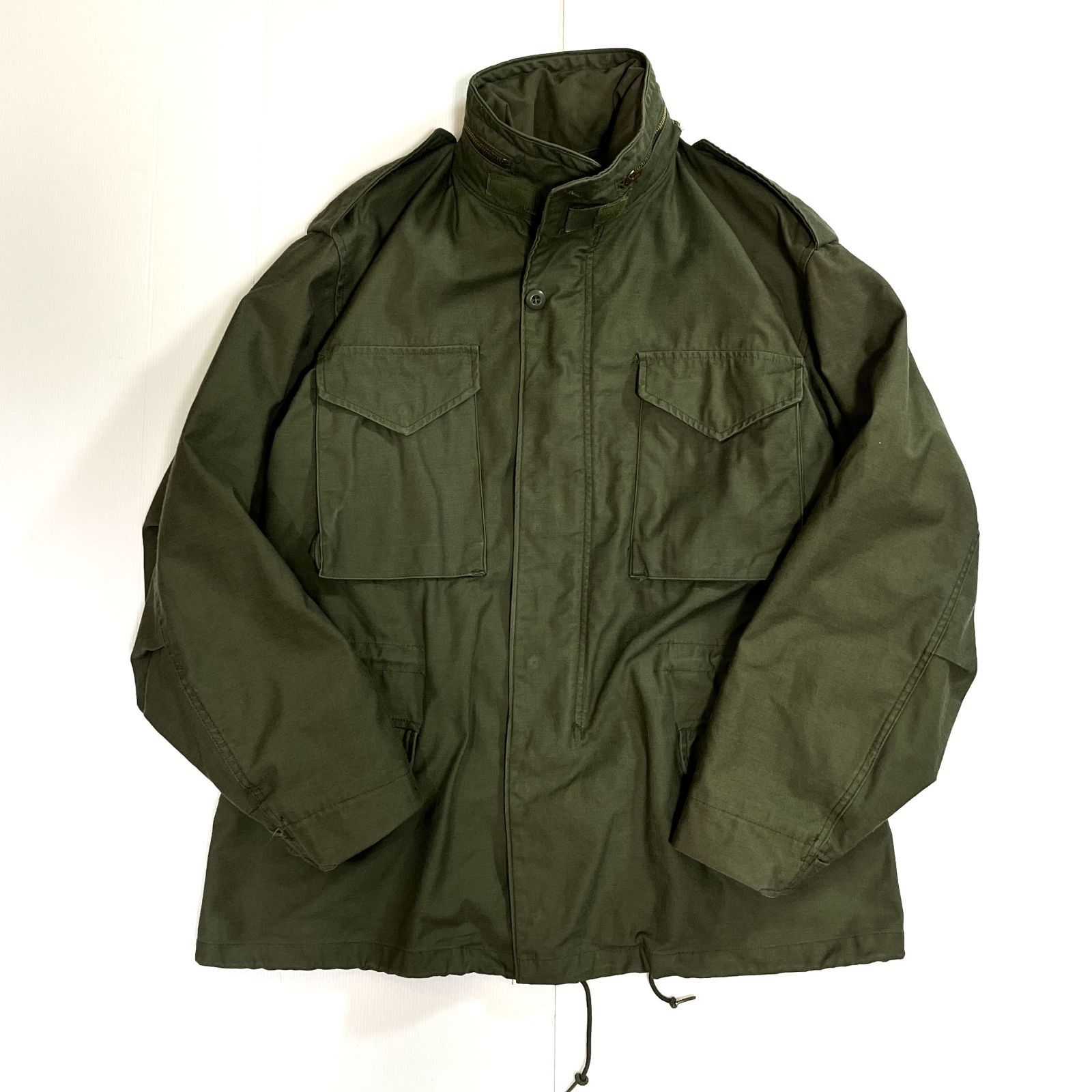 80s-90s U.S.ARMY 米軍 ALPHA M/R MEDIUM REGULAR M-65 フィールド