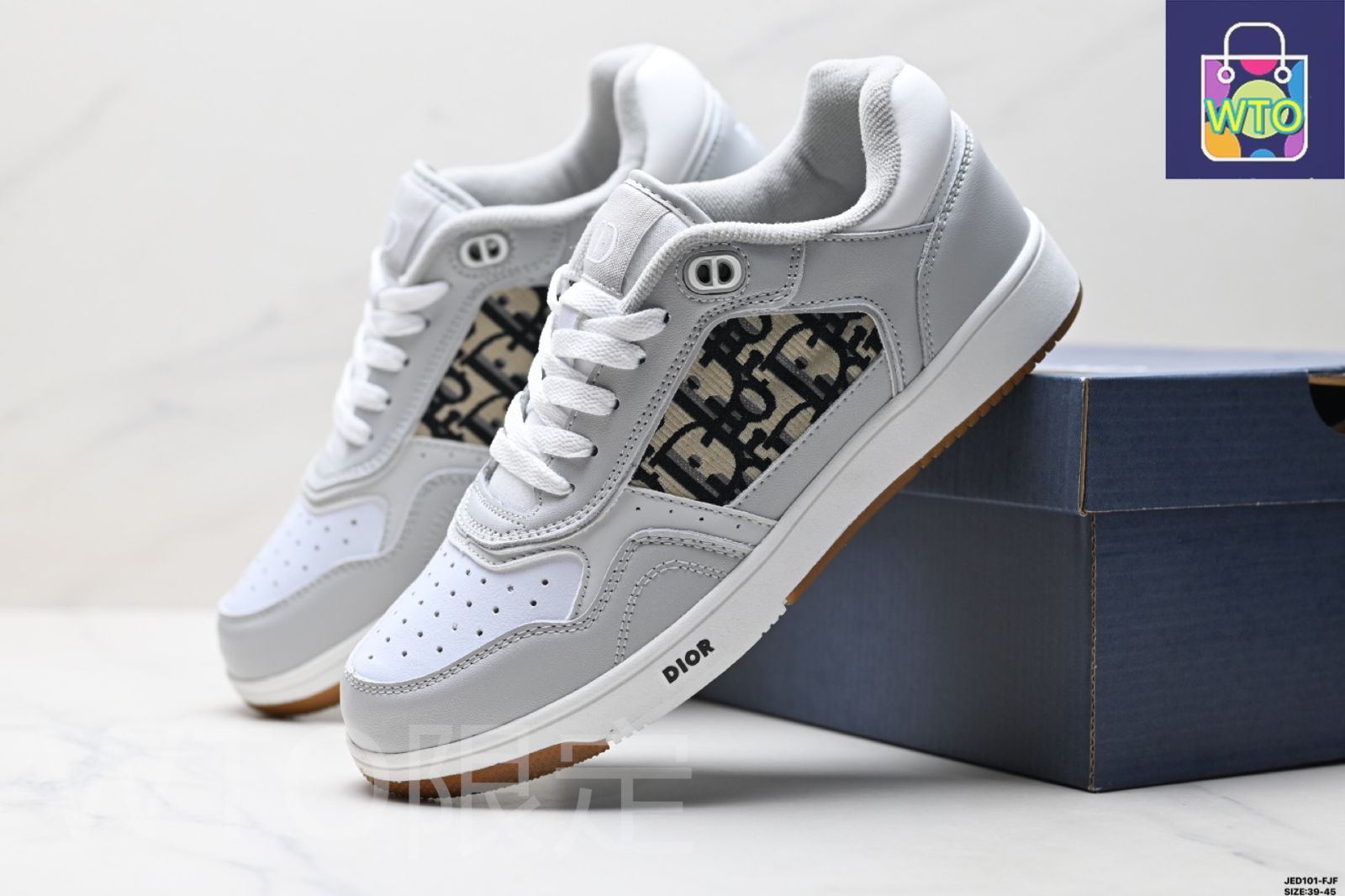 ディオール B27 ローテップ スニーカー（ディオールオブリーク