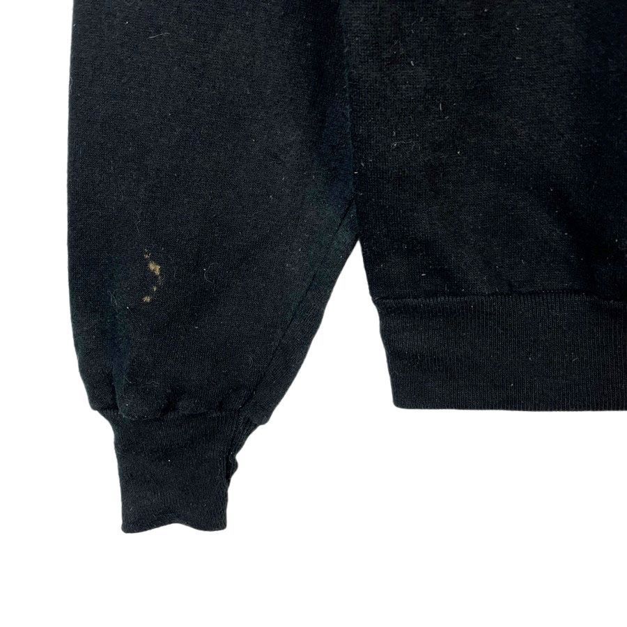 80sUSA製ディズニーDisneyキャラクタースウェットラグラントレーナーキャラ物Mickey Mouseミッキーマウス刺繍フロッキープリント袖ライン黒ブラック赤レッド白ホワイトオレンジアメカジストリートレトロvintageヴィンテージ50925