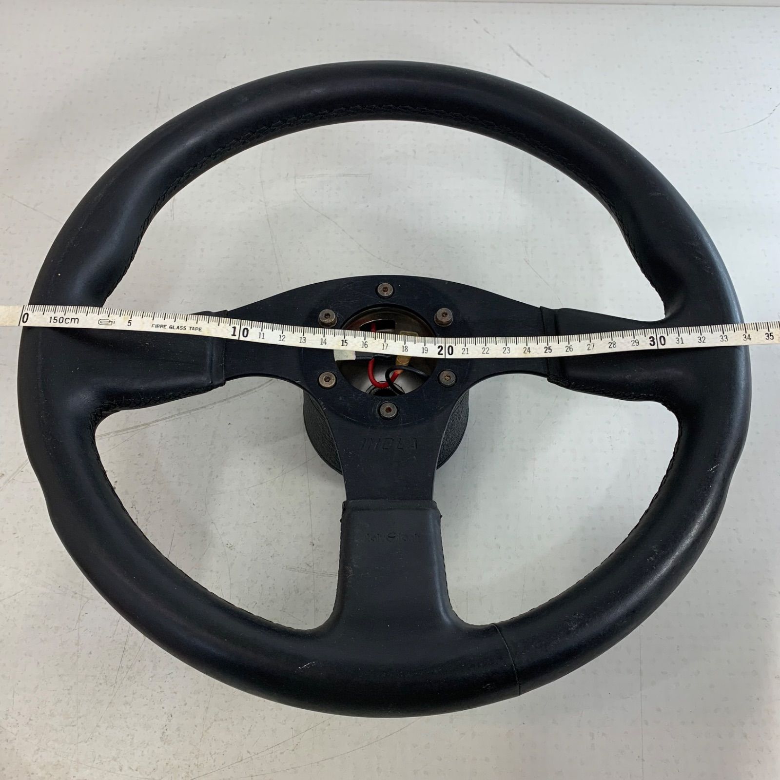 イタルボランテ レザー OZレーシング ステアリングハンドル