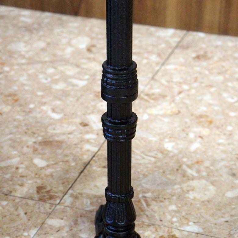 サイドテーブル 大理石 円形 カフェテーブル ブロンズ調 石 - メルカリ