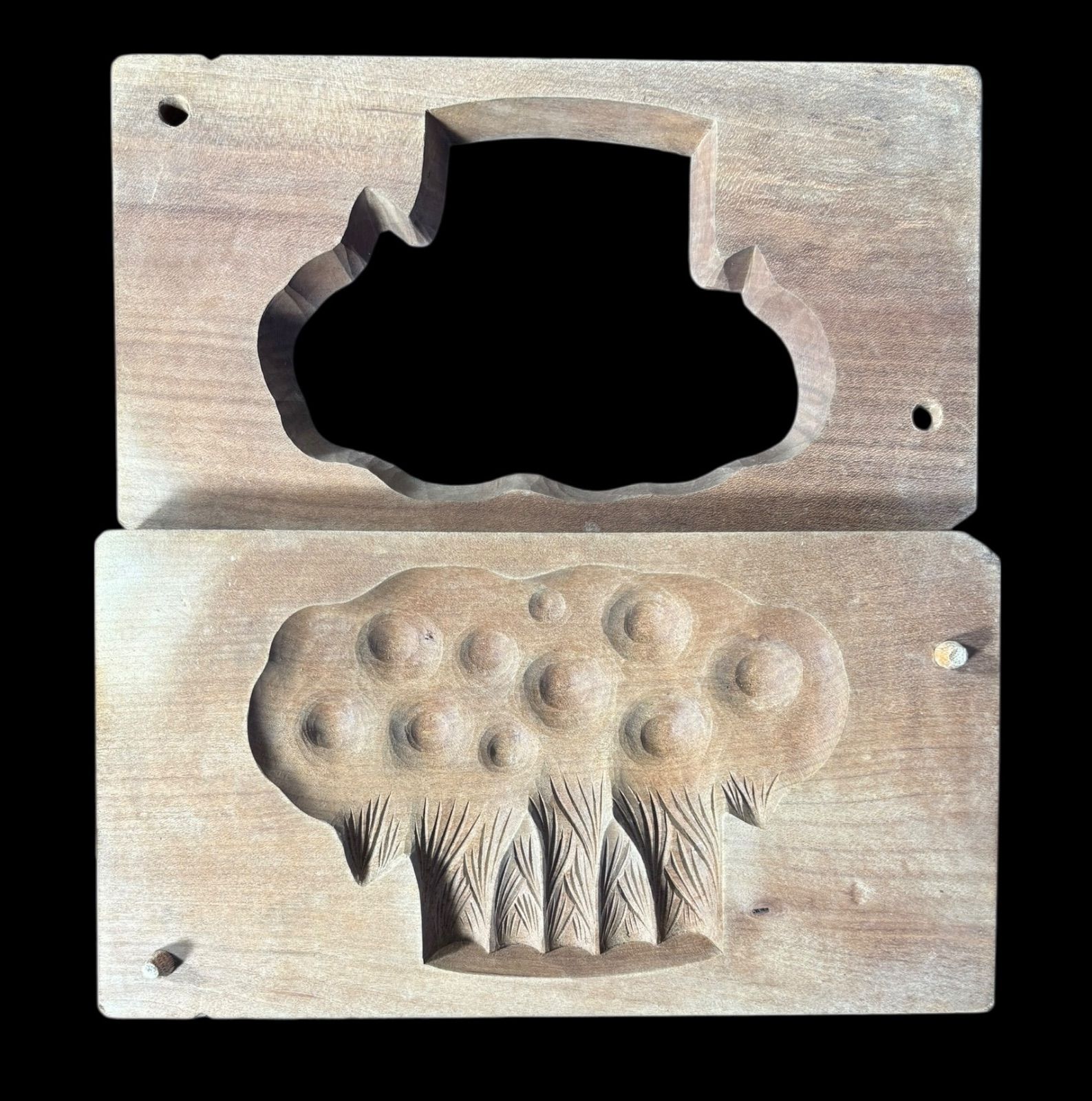 菓子型 生姜 昭和30年 若松屋 落雁 木型 昭和 木枠 和菓子 しょうが 型