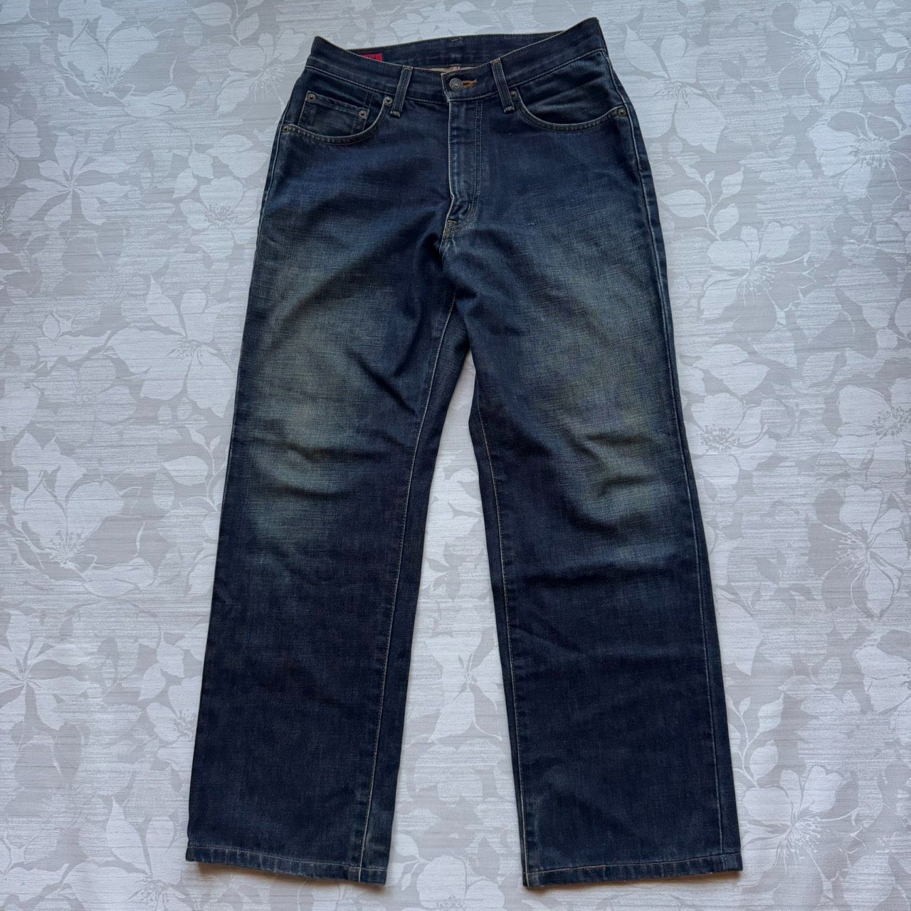 EDWIN 503 レギュラー ストレート デニムパンツ W31 L33 濃紺 日本製 
