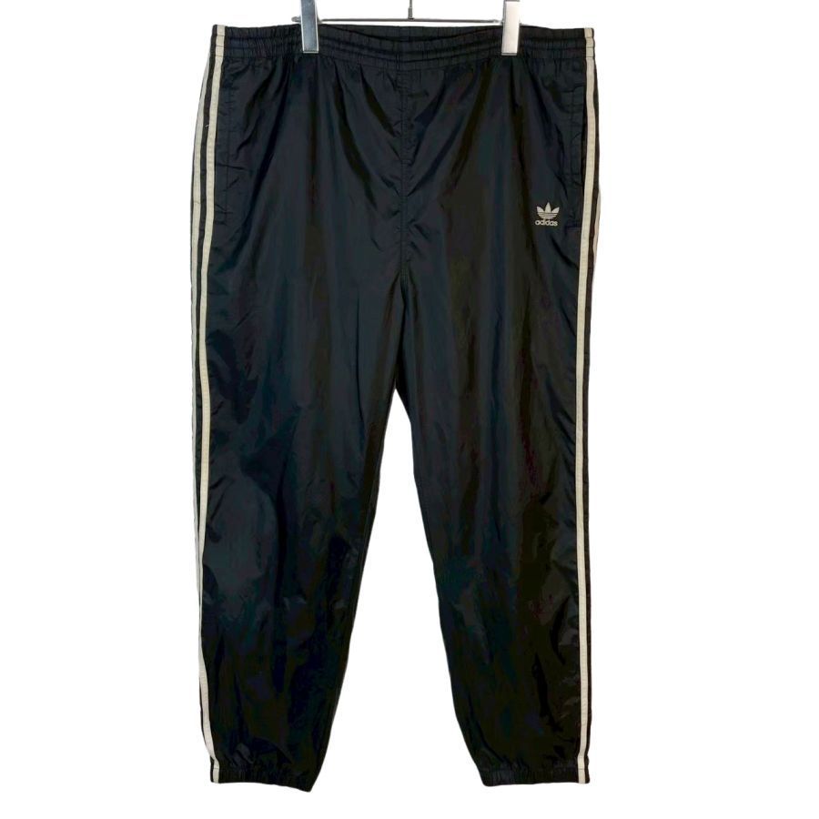 adidas トレフォイルロゴ 3本ライン グレージャージパンツ アディダス