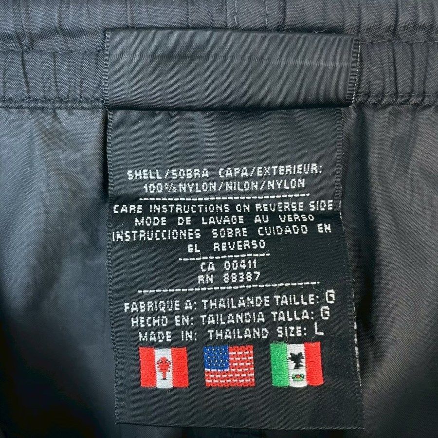 80s〜90s adidas 万国旗 ナイロントラックパンツ トレフォイルロゴ adidas 90s ナイロントラックパンツ トレフォイルロゴ 3本線 黒 M