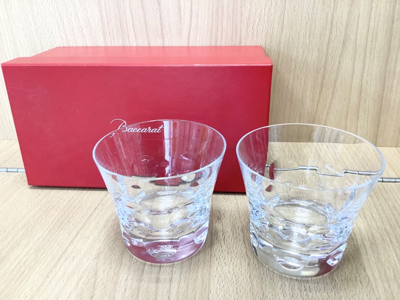 G1491箱ありバカラ ベルーガ ペアセット ロックグラス - メルカリ