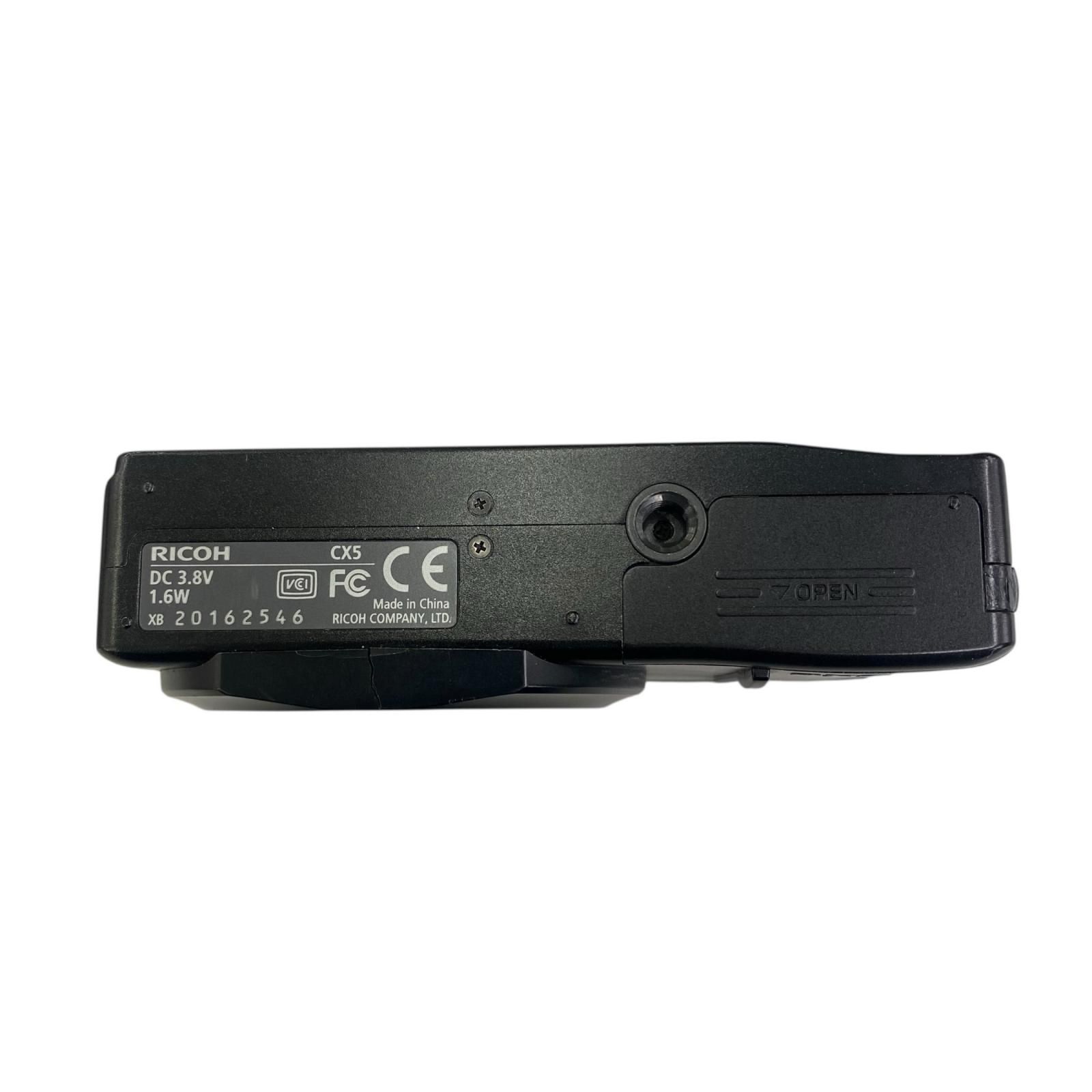 186000 動作確認済み RICOH リコー コンパクトデジタルカメラ CX5 