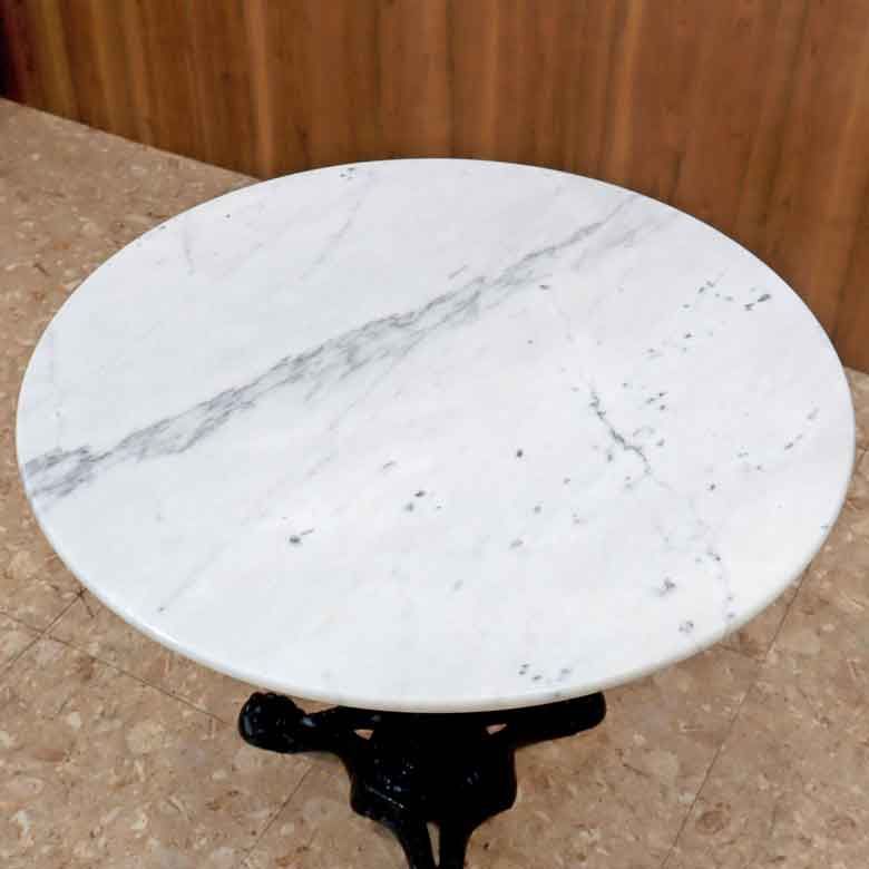 ラウンドテーブル 80cm 大理石 円形 カフェテーブル ブロンズ調 石 ラウンドテーブル 80cm 大理石 円形 カフェテーブル ブロンズ調 石