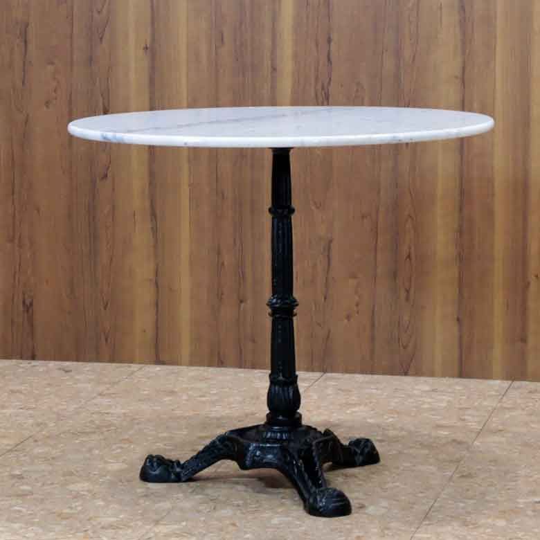 ラウンドテーブル 80cm 大理石 円形 カフェテーブル ブロンズ調 石 ラウンドテーブル 80cm 大理石 円形 カフェテーブル ブロンズ調 石