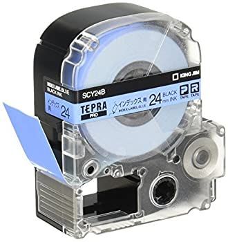【中古】「未使用品」キングジム テープカートリッジ テプラPRO インデックスラベル 24mm SCY24B 青 中古】キングジム テープカートリッジ テプラPRO インデックスラベル