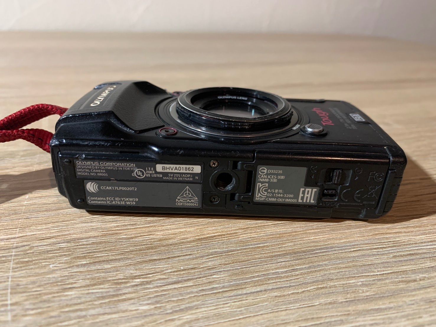 6703 OLYMPUS TOUGH TG-5 レッド デジカメ