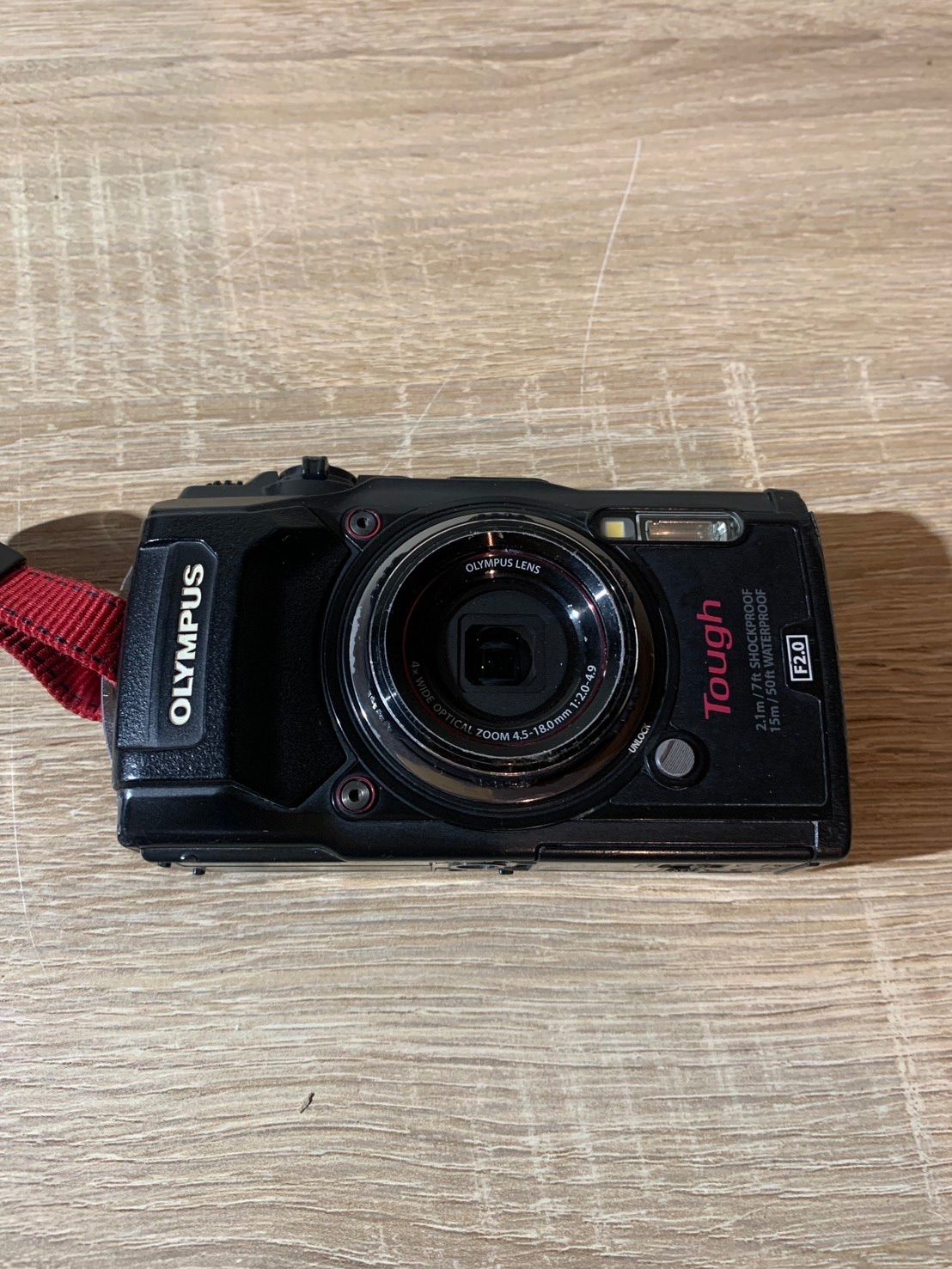 6703 OLYMPUS TOUGH TG-5 レッド デジカメ