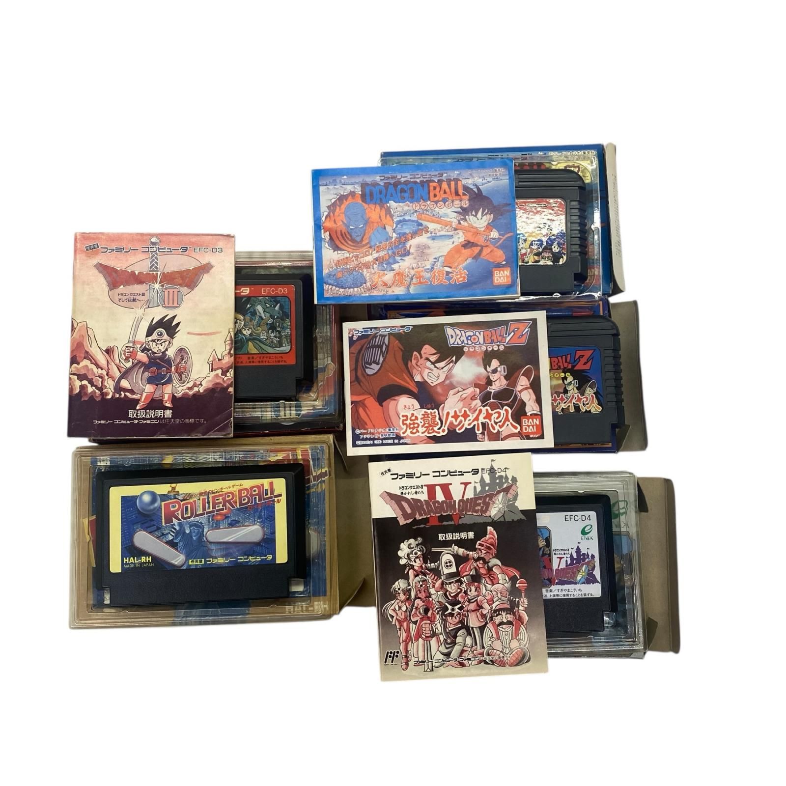 186002 動作未確認 ファミリーコンピューター ファミコン ソフト 5点