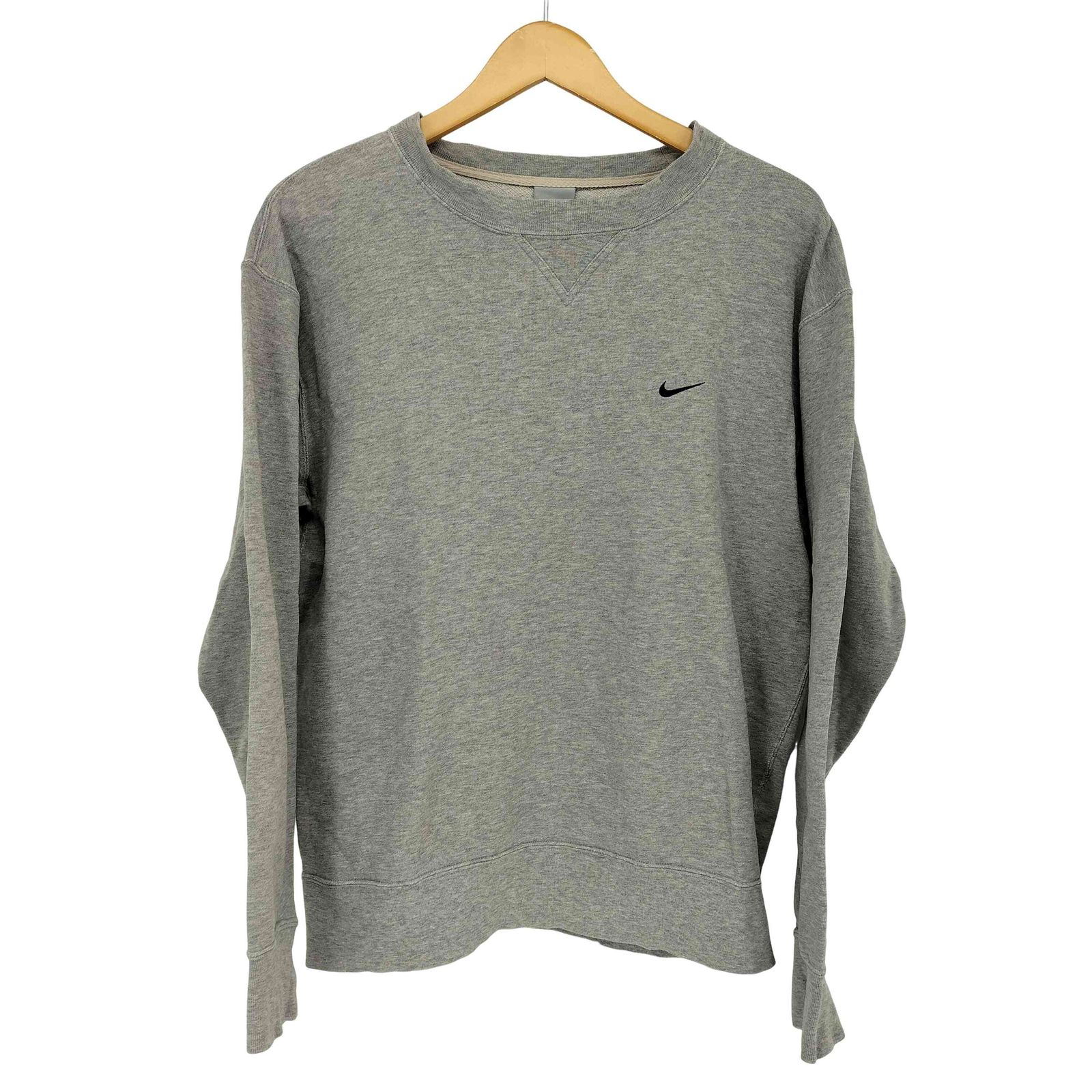 ナイキ NIKE 00s ワンポイント刺繍 クルーネックスウェット メンズ