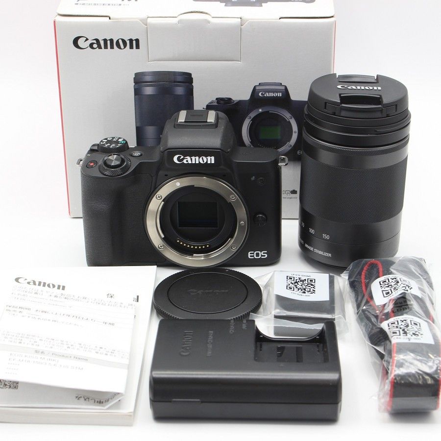 美品】Canon EOS Kiss M EF-M18-150 IS STM レンズキット ブラック