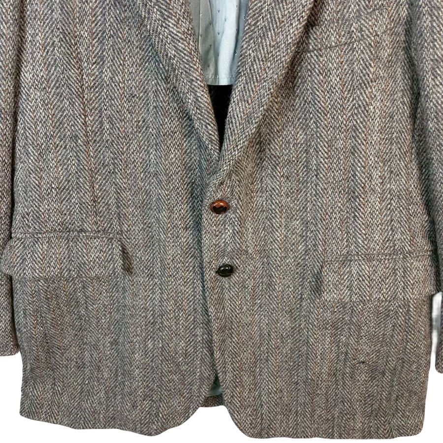 90s 00s ヴィンテージ　ハリスツィード クルミボタン　ジャケット　日本製 90s 00s ヴィンテージ ハリスツィード クルミボタン ジャケット 日本製