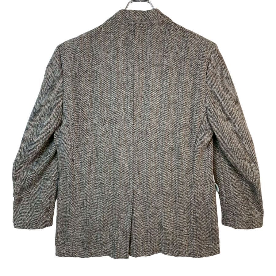 80s90sUSA製Harris Tweedハリスツイードジャケットウールテーラード