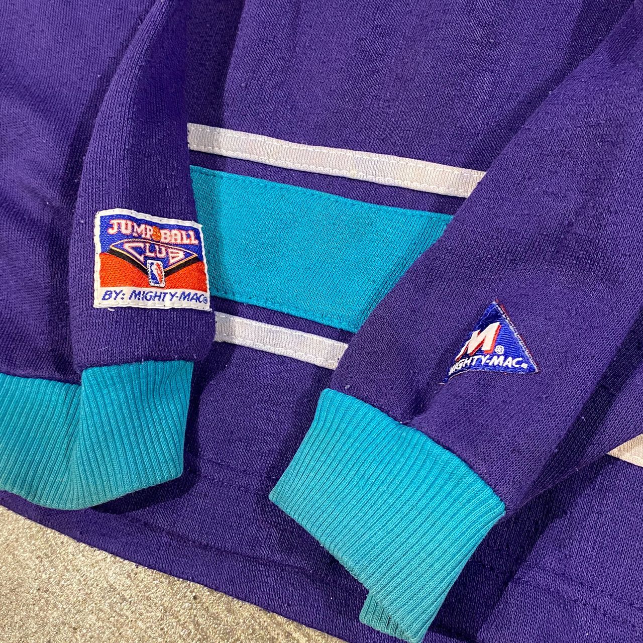 90s JUMPBALL CLUB NBA Charlotte Hornets HOODED SWEAT ジャンプ
