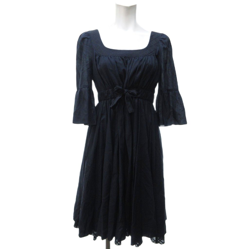 バーバリーブルーレーベル BURBERRY BLUE LABEL ワンピース フリル袖