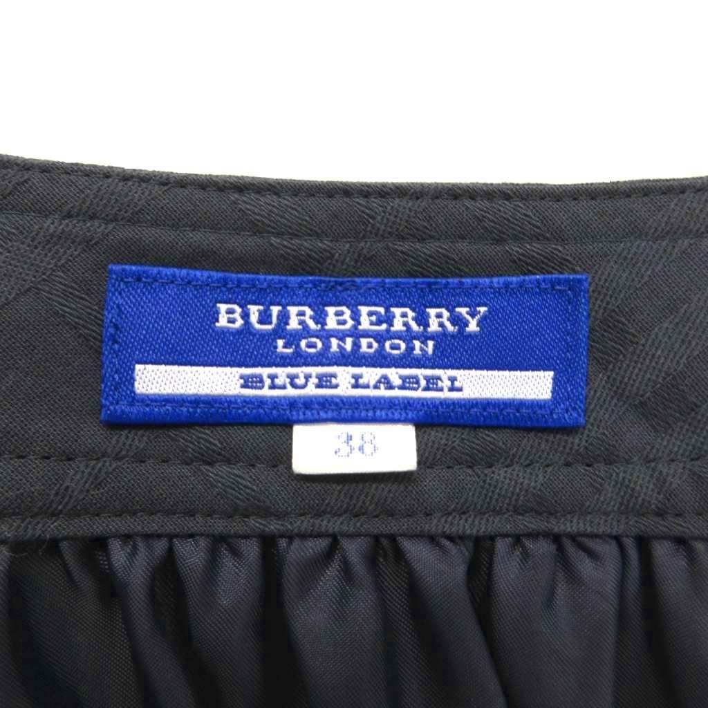 バーバリーブルーレーベル BURBERRY BLUE LABEL ワンピース フリル袖