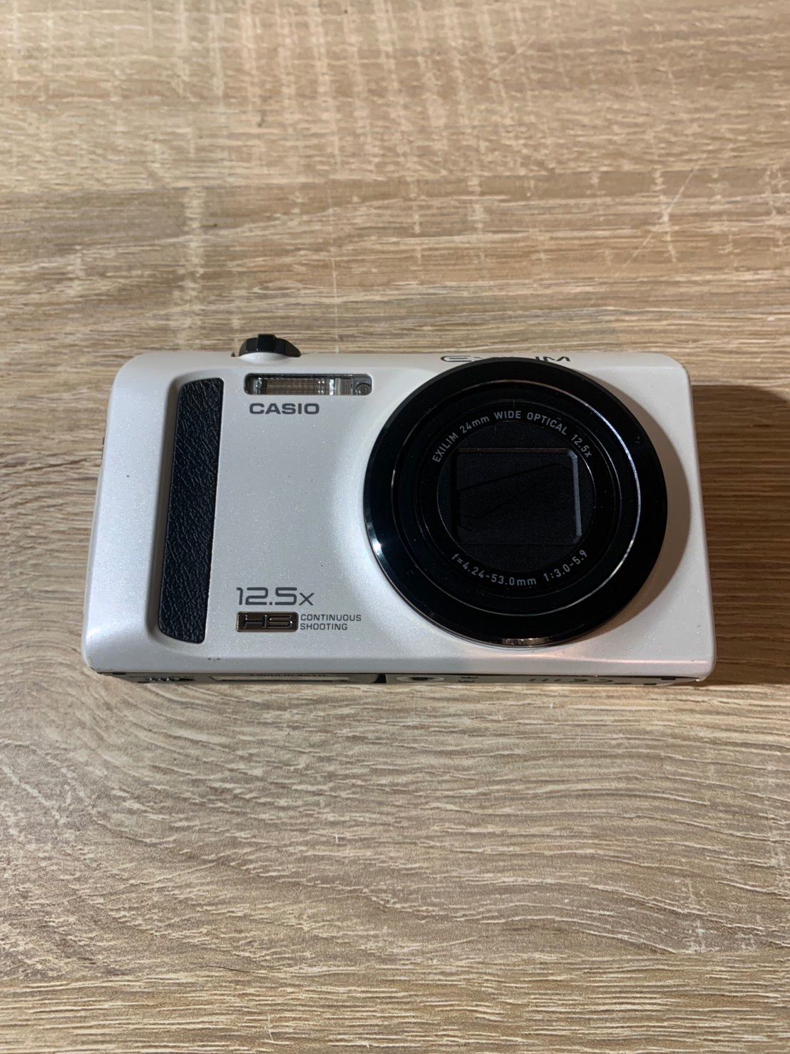 6709 Casio EXILIM EX ZR 100 ホワイト デジカメ