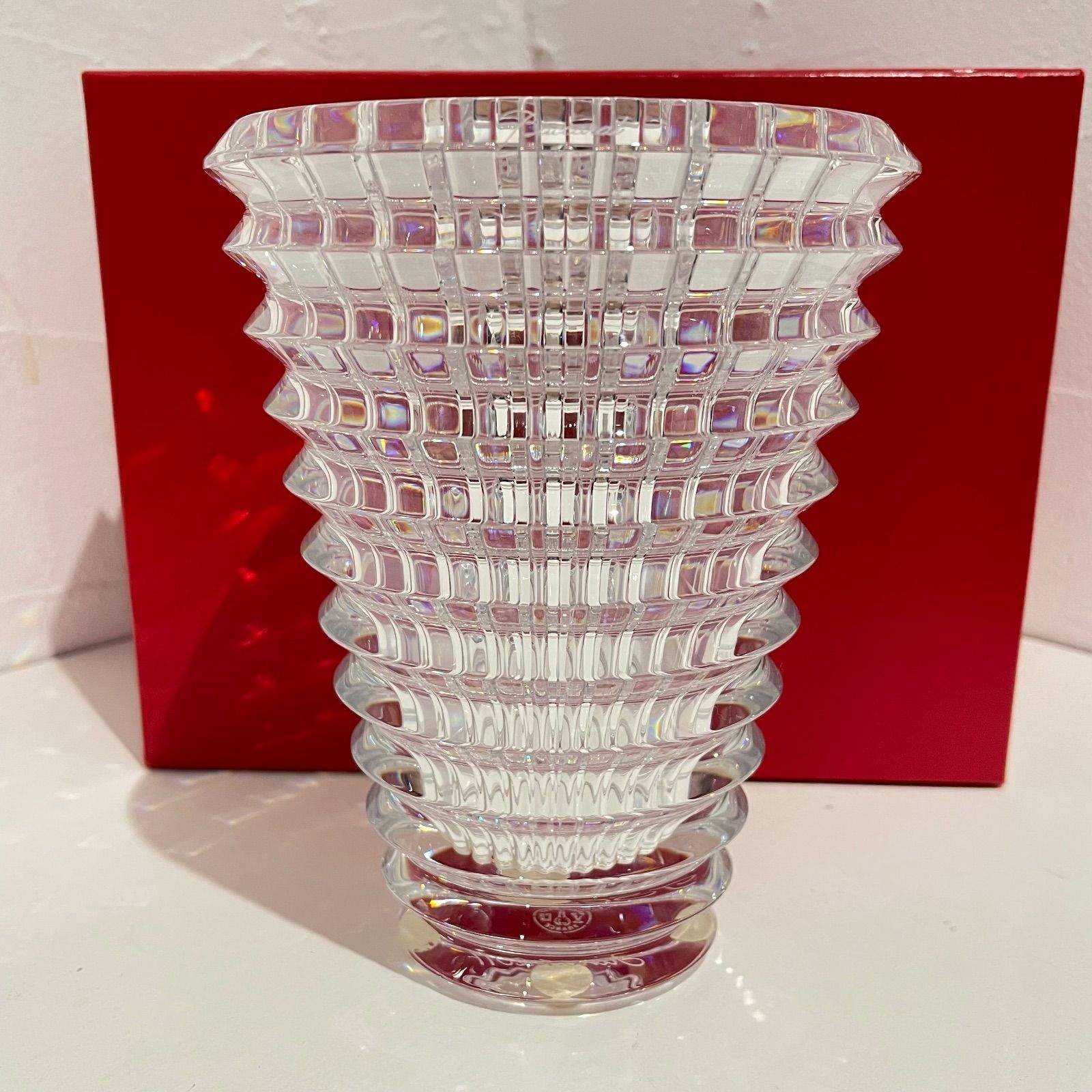 Baccarat バカラ クリスタル アイベース S フラワーベース 花瓶 保存箱