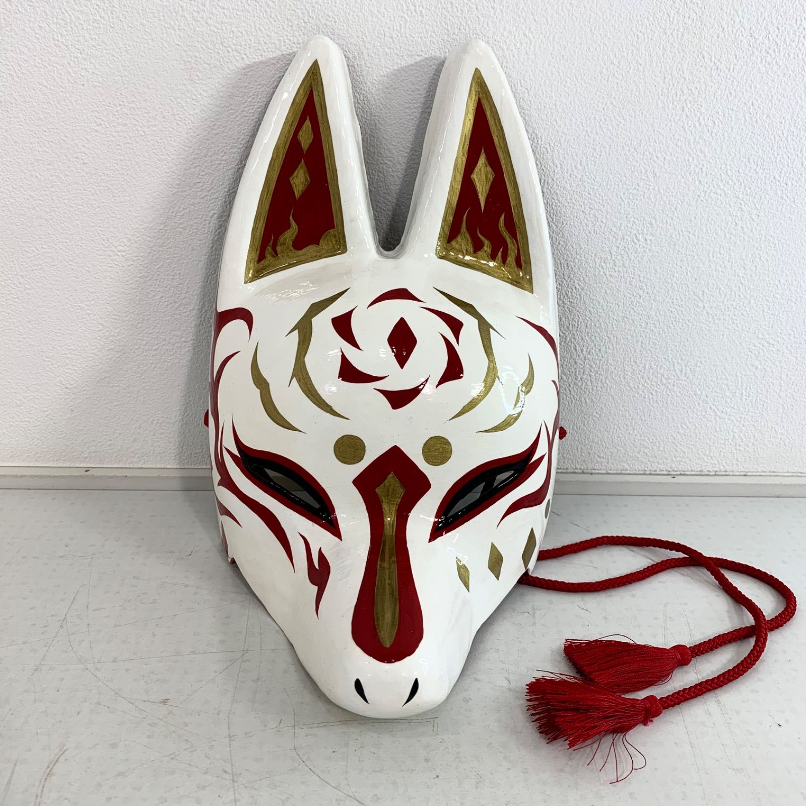 狐面堂：半狐面「太陽」≪羽二重張り≫ - メルカリ