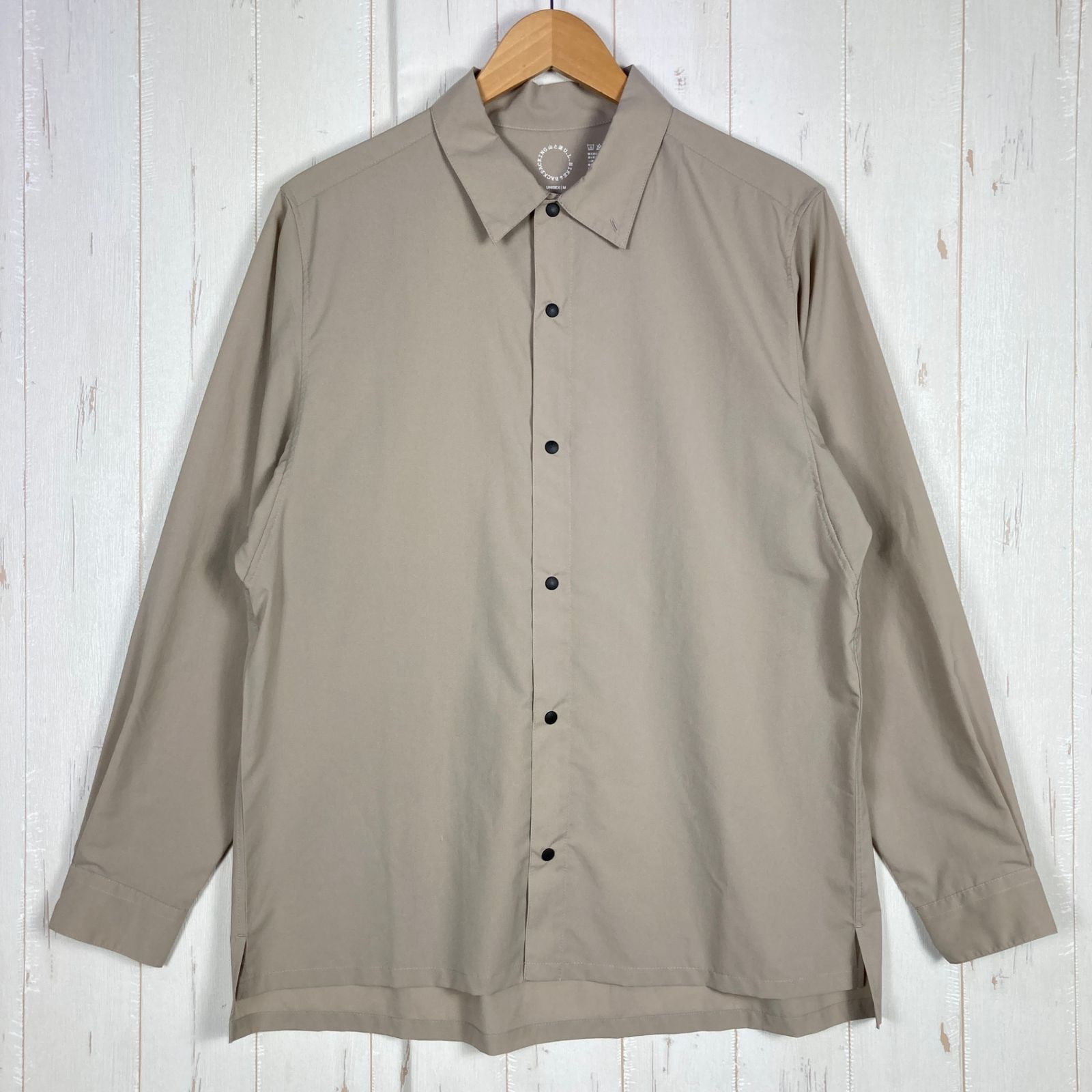 Unisex M グレー系 Yamatomichi 山と道 ユーエル シャツ U L Shirt ポリエステル ウェア トップス インナー ロングスリーブシャツ 化繊 z イ