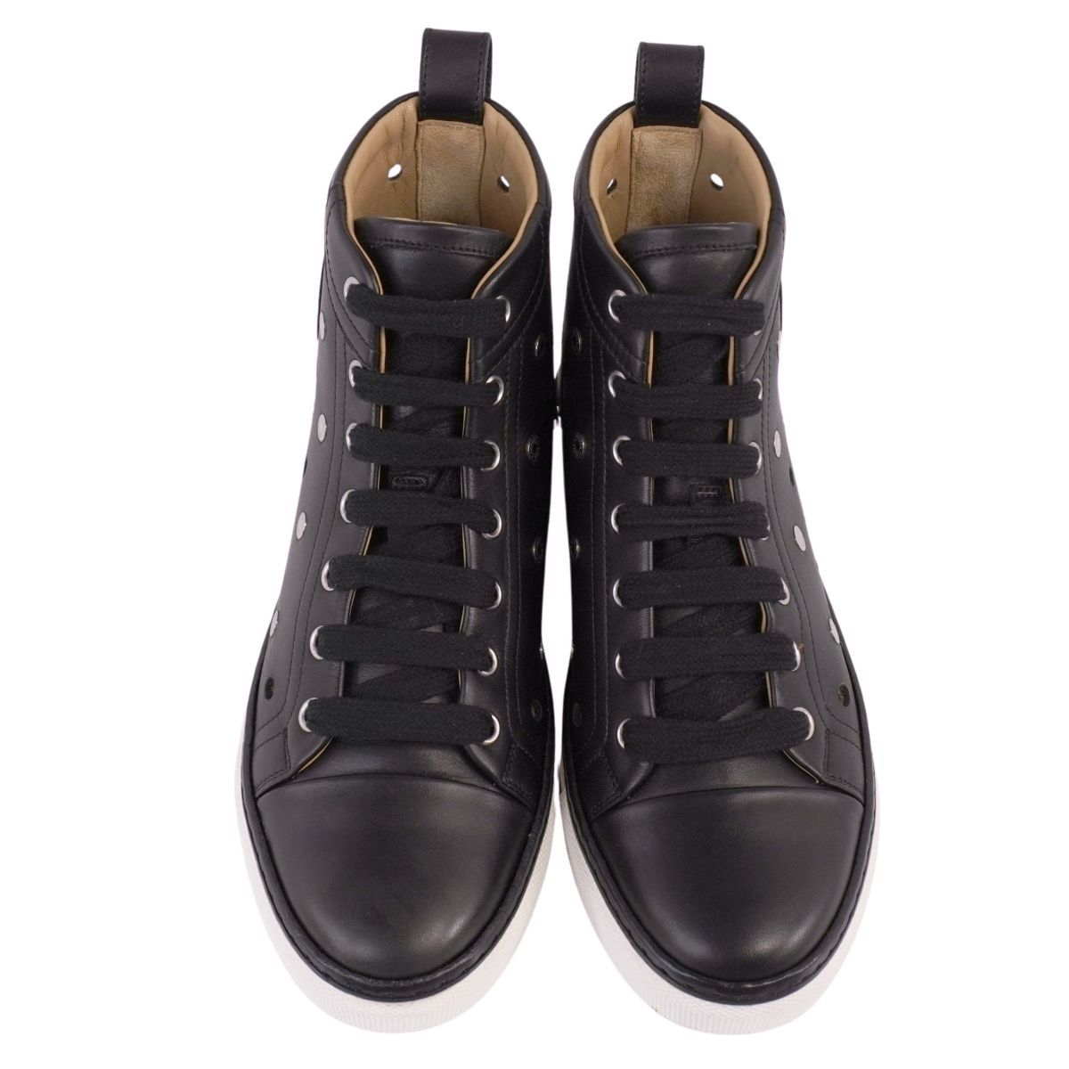 美品 エルメス HERMES スニーカー JIMMY ジミー ハイカット セリエ