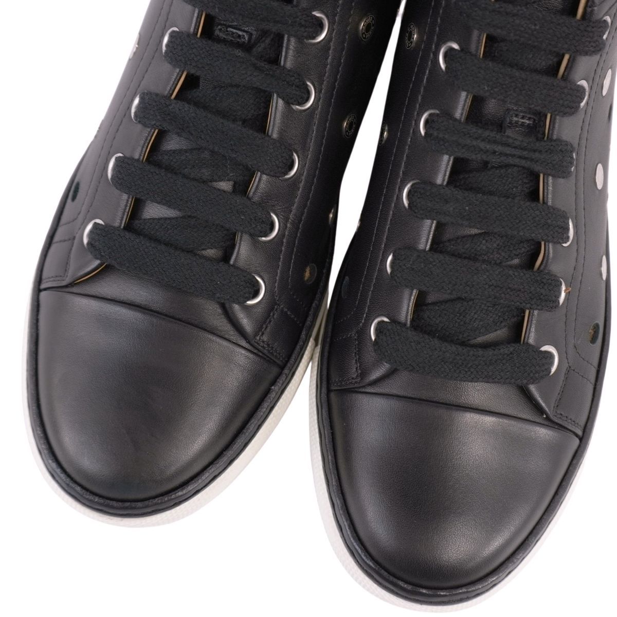 美品 エルメス HERMES スニーカー JIMMY ジミー ハイカット セリエ