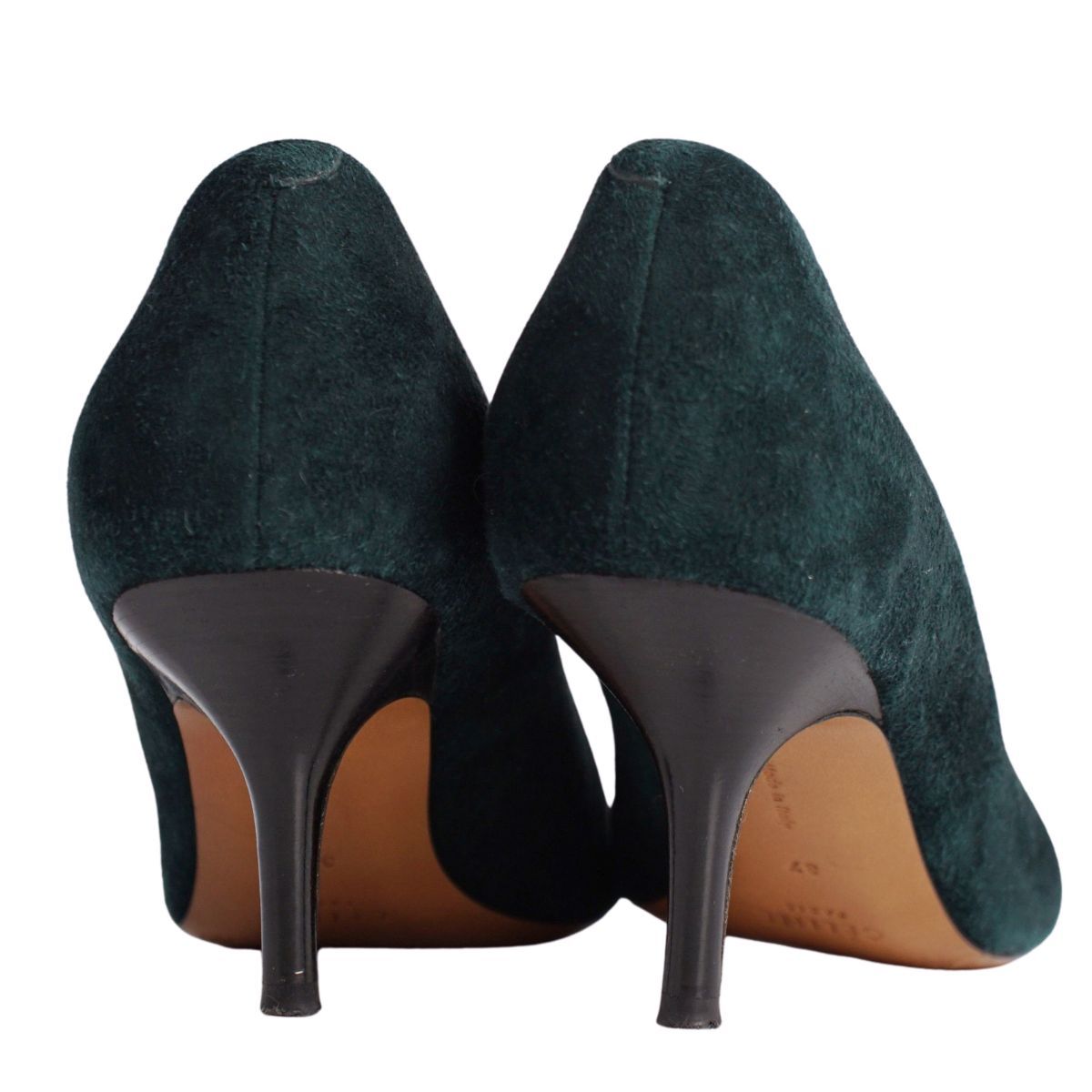 美品 セリーヌ CELINE パンプス フィービー期 スウェードレザー ヒール