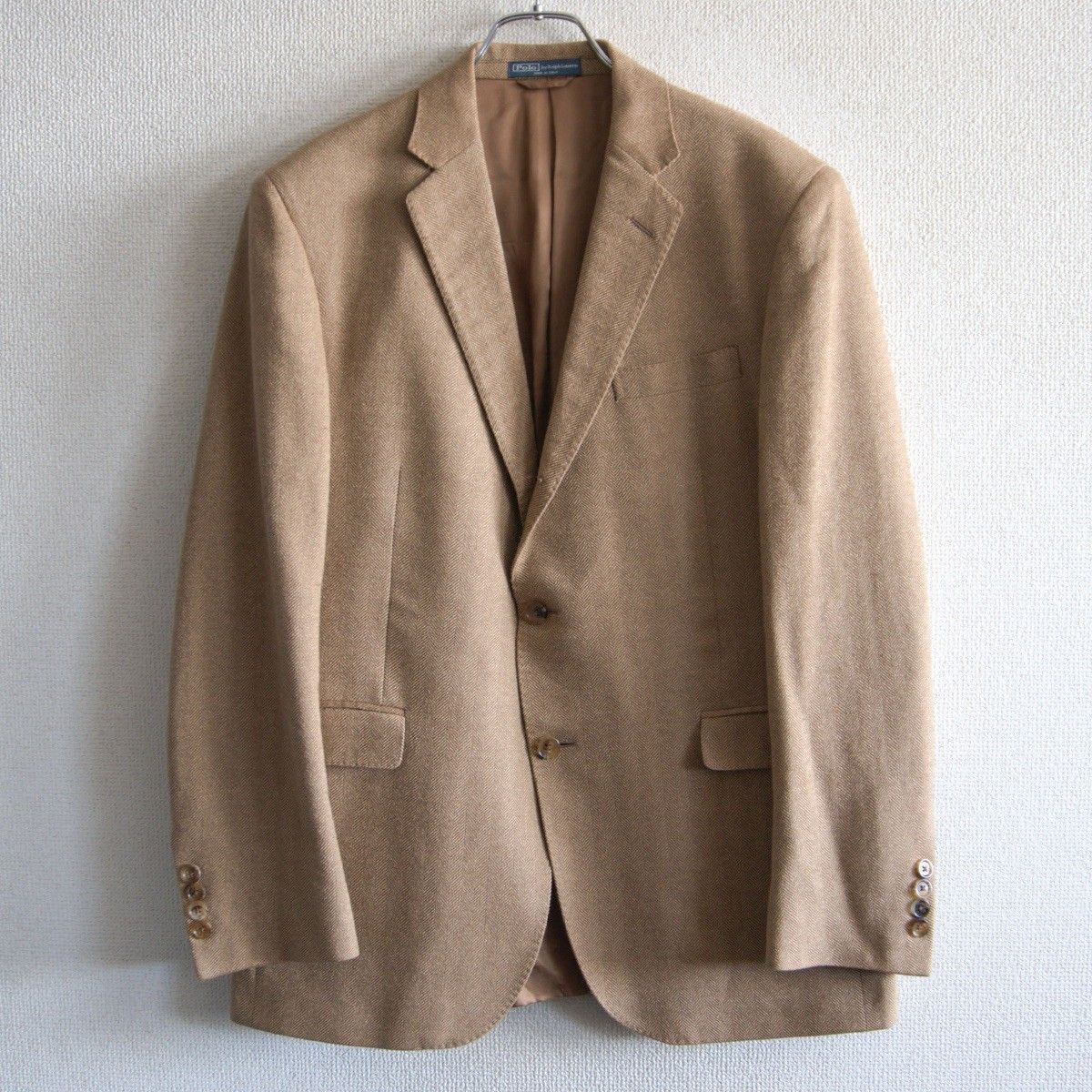 最高級品】POLO RALPH LAUREN【ヘリンボーン 3B 段返り テーラード