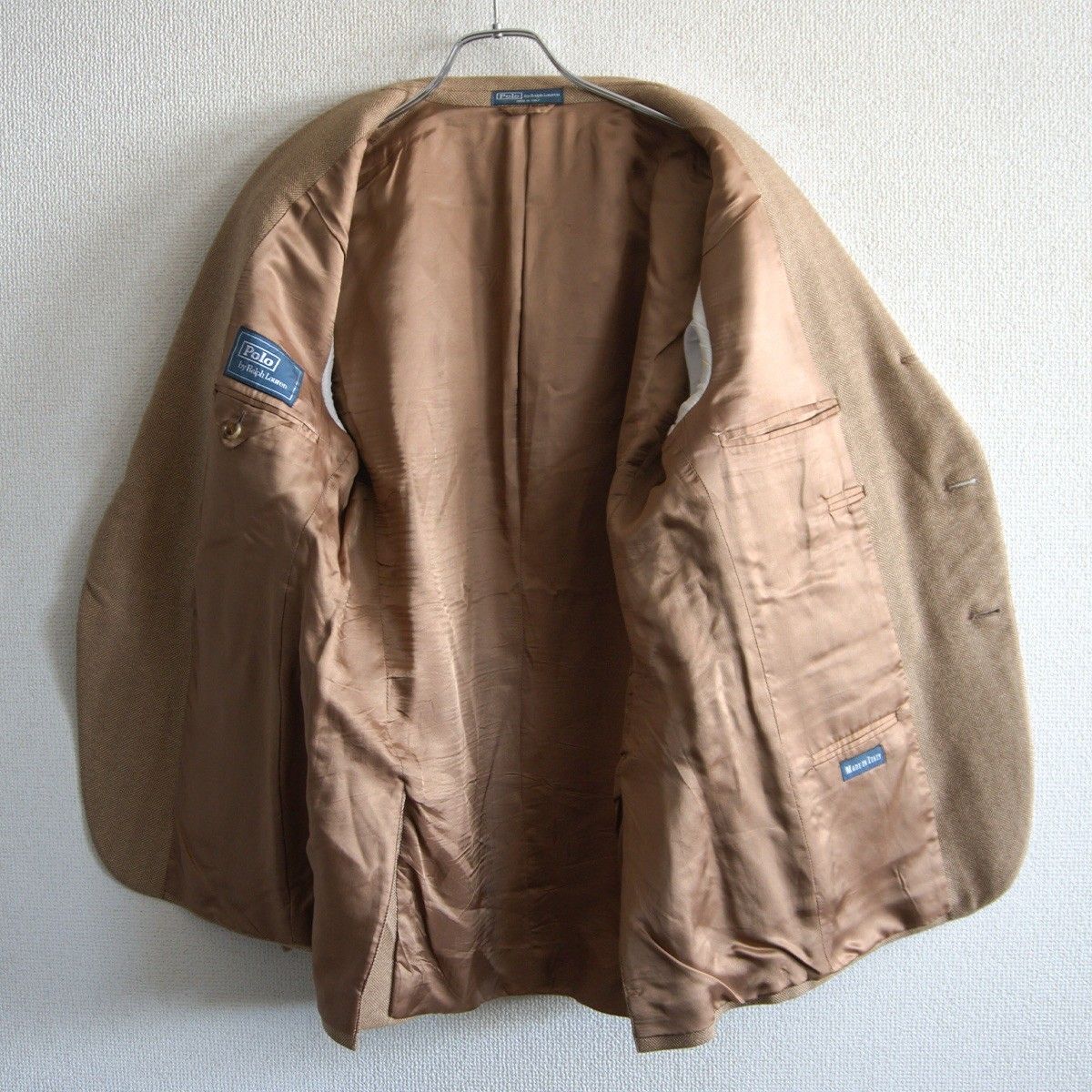 最高級品】POLO RALPH LAUREN【ヘリンボーン 3B 段返り テーラード