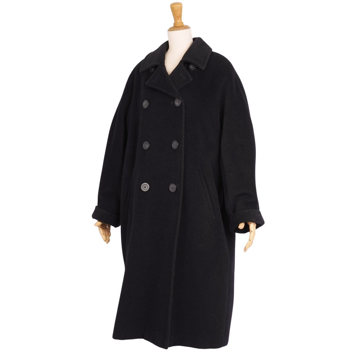 美品 マックスマーラ Max Mara コート 白タグ ロングコート ダブルブレ