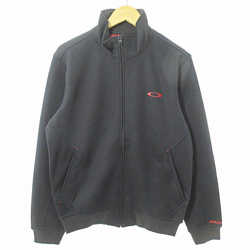 【中古】未使用品 オークリー OAKLEY タグ付き 赤タグ ヴィンテージ ジップアップ ジャケット ロゴ刺繍 M 紺 オークリー OAKLEY タグ付き 赤タグ ヴィンテージ ジップアップ