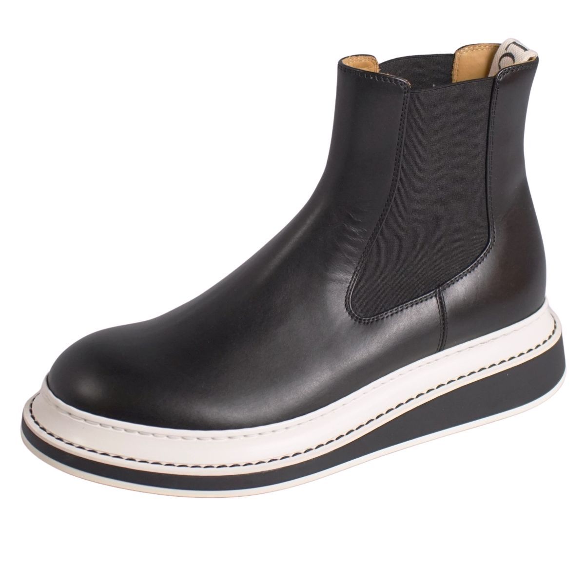 未使用 ロエベ LOEWE ブーツ チェルシーブーツ サイドゴア レザー