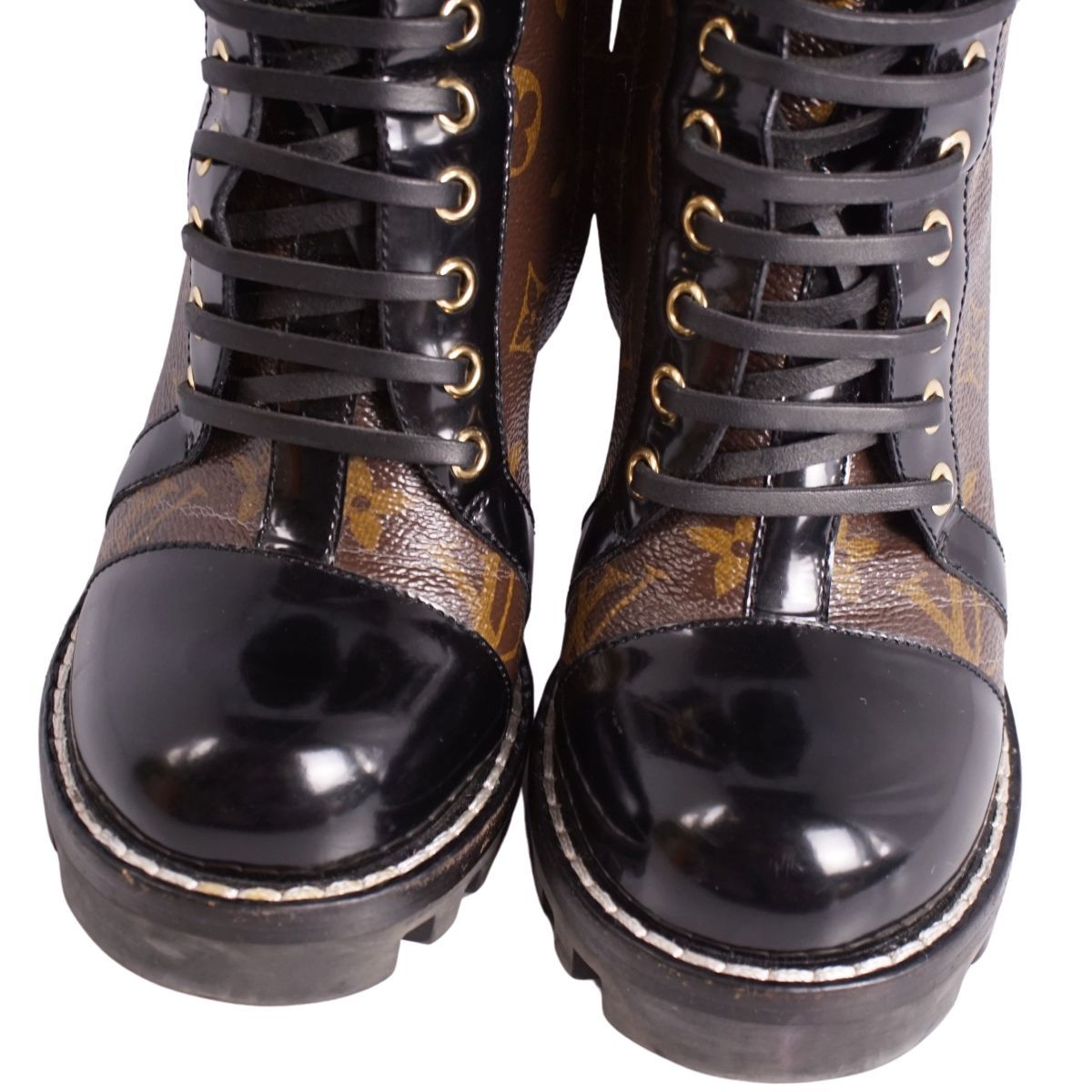 美品 ルイヴィトン LOUIS VUITTON ブーツ スタートレイル ライン