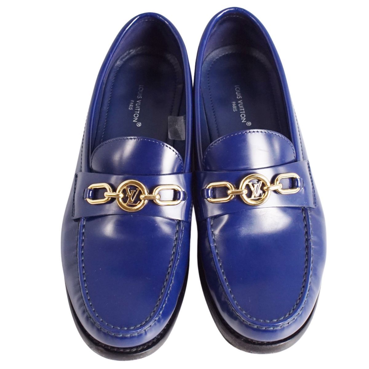 美品 ルイヴィトン LOUIS VUITTON ローファー オルセーライン モカ