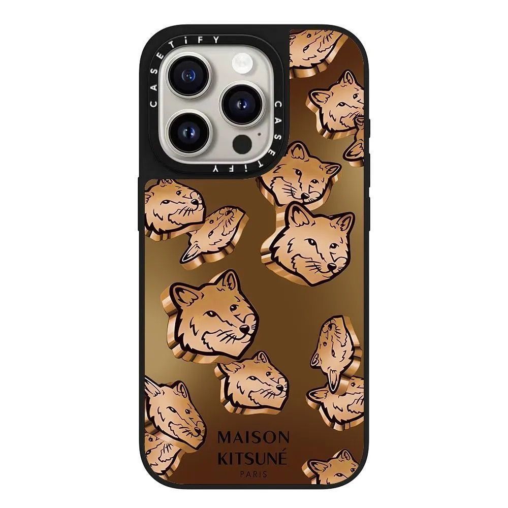 新品 MAISON KITSUNE CASETiFY 小狐のデザイン スマホケース
