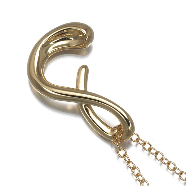 ティファニー ネックレス レター イニシャル S アルファベット ロング