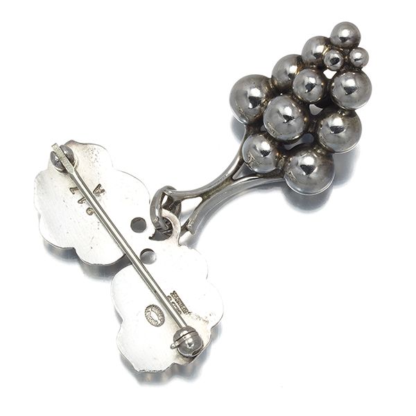 ジョージジェンセン ブローチ ムーンライトグレープ 葡萄 217A