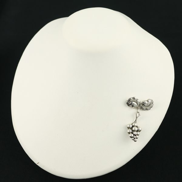 ジョージジェンセン ブローチ ムーンライトグレープ 葡萄 217A