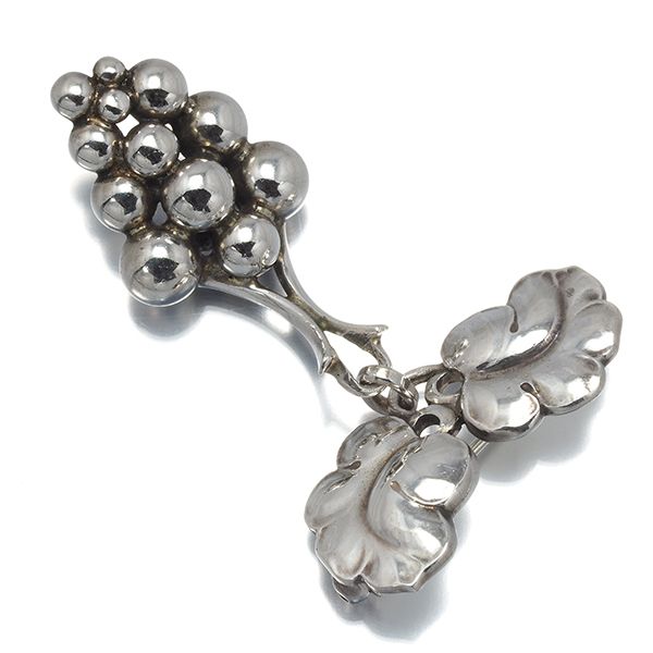 ジョージジェンセン ブローチ ムーンライトグレープ 葡萄 217A